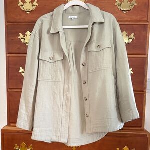 Madewell Light Khaki Utility Jacket